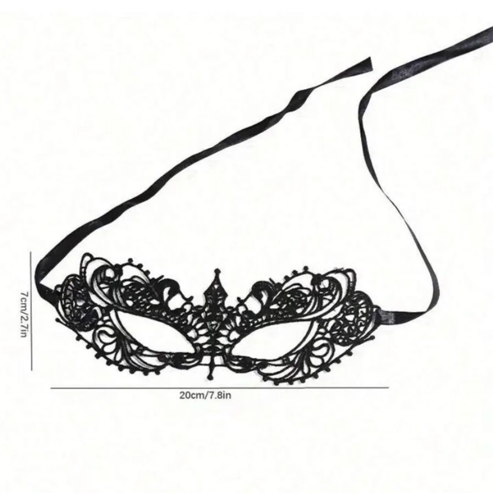 Black Lace Face Mask